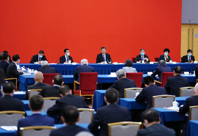 習(xí)近平看望參加政協(xié)會(huì)議的經(jīng)濟(jì)界委員
